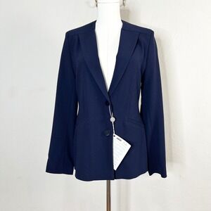 Rodebjer Blazer Diana Midnight Blue Jacket‎ Single Breasted Twp Button XS NWT